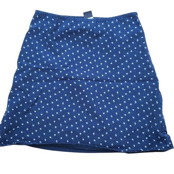 GAP‎ Girls Blue Floral Polka Dot Skirt Size 7 - Picture 1 of 6